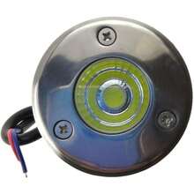 Step LightsQUANS Luz LED de 3 W 12 V 24 V CA bajo voltaje en el piso para exteriores luz LED de paisaje en el piso para cubierta escalón camino entrada jardín patio patio blanco cálido paquete de 4Step Lights - blancoclido - Ver 4