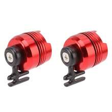 Faros Delanteros para , 2 PCS LED Zapatos Luces Encantos para Zuecos Zapatos, Impermeable Zapato Faros Luces Linternas Accesorio para Decoración de Zapatos (Rojo) - rojo - Ver 7