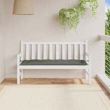 vidaXL Gartenbank-Auflage Melange Dunkelgrau 150x50x7 Cm Stoff - Grau - Übersicht 3