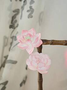 1pc Random Floral Shaped Sticky Notes Memo Pad, Student Office Supplies,School Supplies,Back To School - 彩色 - 查看 6