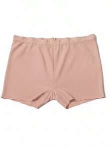 Faja Bóxer de Cintura Alta Acanalada Sin Costuras (Seamless) | Pack Individual | Efecto Vientre Plano y Control Suave | Transpirable y Confort Total para Uso Diario | Lencería de Soporte Invisible. - Multicolor M/L - Ver 4