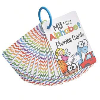 Natural Phonics, English Learning Flash Cards, English Pronunciation Spelling Word Teaching Learning Tools, Portable And Convenient