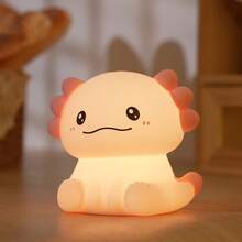 Cute Coffee Cup Night Light - 3 Brightness Levels Lamp With Touch Control 7 Colors, Silicone Lamp With 30 Min Timer, USB Rechargeable - Soft Lighting And Design, Suitable For Room, Creative Gift - Salamander Night Light - View 6