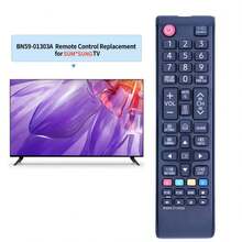 适用于三星*Ung电视遥控器的通用遥控器，兼容所有三星*Ung液晶/LED高清智能电视型号 - 黑色 - 查看 7