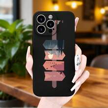 Celadon Smartphone Case | Kintsugi Art X Geometric Pattern [Perfect Japanese Gift] - Black - View 5