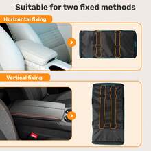 Removable And Washable Car Comfortable Pet Seat For Small Dogs And Cats - Portable Center Console Travel Bed - màu xanh lá - Xem 9