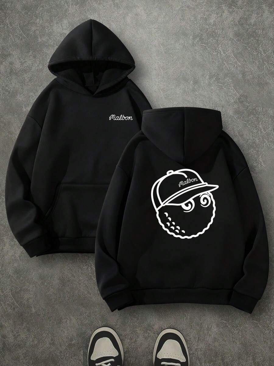 GOLF Unisex Hoodie, Funny Cute Golf Hat Graphic Print Hoodie, Double Sided Printed (250g Polyester Fiber) Long Sleeve Fleece Hoodie, GOLF Gifts, Casual Athletic Fall Hoodie, Men And Women's Long Sleeve Fleece Hoodie For Autumn And Winter, An Ultra-Soft And Comfortable Gift - màu đen - Xem 1