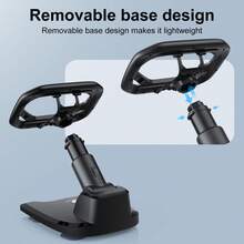 HONCAM PS控制器方向盘，带底座的赛车方向盘配件，通用PS控制器，180度方向