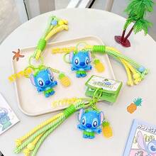 Móc khóa ván trượt Lilo & Stitch chính hãng của Disney - Móc khóa nhân vật hoạt hình dễ thương, phù hợp với ba lô/ví, chất liệu PVC mềm, phụ kiện sưu tầm. - Nhiều màu - Xem 4