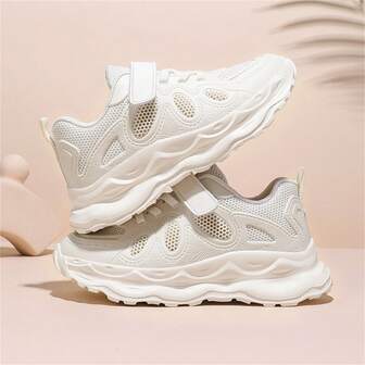 2025 Sporty Sneakers For Teens, Outdoor Sports Hiking Shoes, Non-Slip Breathable, Suitable For All Seasons, Lightweight Versatile Fashion Running Shoes