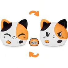 Teeturtle Twisted Cryptids Mothman Reversible Plushie 4" - Cute Kawaii Soft Stuffed Animal - Mèo Calico - Xem 4