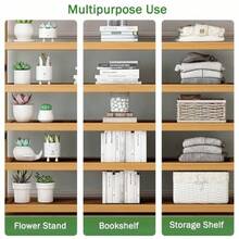 5 TierWooden Shoe Rack Shoe Cabinet MultiLayer With Round Handle Space Storage Rack Suitable For Kitchen Household Living Room Entrancee 100x25x90cm - As Pic - View 7