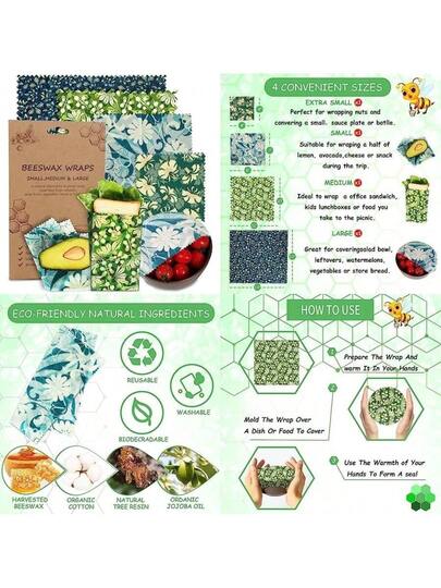 Reusable Beeswax Wr…