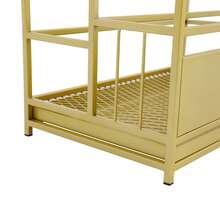 Gold Umbrella Stand Rack (48*28*66cm) Entrance Umbrella Organizer Holds 16-20 Long/20-28 Short Umbrellas Ideal For Home/Small Office Entrance - Gold - View 11