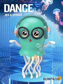 Children's Funny Dancing Jellyfish Music Toy, Amusing Stress Relief Electric Early Education Soothing Nightlight Toy, Birthday/Christmas/New Year Gift For Boys And Girls