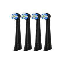 Replacement Heads "Compatible With" Oral B IO Electric Toothbrush,Toothbrush Brush Heads Compatible With" IO 3/4/5/6/7/8/9 Series, 4 Count Plaque Control (Black, Standard){Inchcolor_nameinch:InchBlackinch,Inchsize_nameinch:Inch4Count(Packof1)Inch} - 黑色 - 查看 1