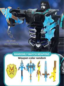 Transforming Robot Car Toy - Creative & Fun Car To Robot Mode Transformation,New Cool Kids Transforming Robot Toy, One-Button Transformation, Inertia Collision, Stress Relief, Christmas Gift For Boys Aged 3+,Kids Toys,Transformer Car,Toy Cars,Robots,Toys,Christmas,Boys Toys,Games For Kids,Boys Toys Age 4-6