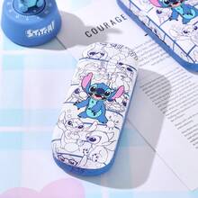 Miniso 1 Pack Cute Cartoon Character Round Glasses Case Glasses Sunglasses Storage Box