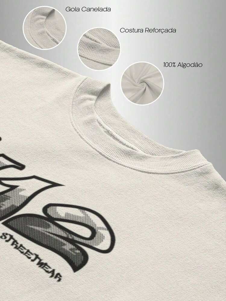 Men's, Women's And Unisex Oversized T-Shirt Kit 100% Premium Cotton + Free Backpack - Urban Streetwear Look, Backpack, Men's And Women's Oversized T-Shirt With Free Bag, Casual, Gringa, Trap Style Backpack, Basic And Comfortable Sweatshirt - 香檳色 - 查看 6
