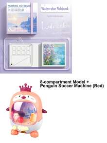 1个迷你便携式水彩颜料板，旅行涂色书，素描本带调色盘套装，水彩颜料采用小方盒包装，适合绘画，返校必备 - 隨身水彩筆/加厚50張/本(含調色盤) - 查看 19