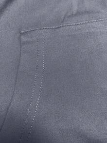 LovelyWholesale Women'S Casual Stand-Up Collar Long-Sleeved Zipper Fall Outfits For Women Top And Slim-Fit Pants 2 Pieces Set Autumn Clothing For Women - Dark Grey - View 6