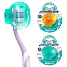 GuruNanda Brush Pods - Toothbrush Cover For Manual & Electric Toothbrush, Keeps Toothbrush Fresh & Clean, Travel Accessories With Natural Essential Oil Vapors, 2 Pack{Inchsize_nameinch:InchPackof2inch} - 包2 - 查看 1