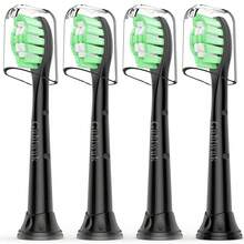 Designed For Sonicare Replacement Heads, Electric Toothbrush Replacement Brush Heads Compatible With Philips Sonicare, 4 Pack, Black{Inchcolor_nameinch:InchBlackinch,Inchsize_nameinch:Inch1Count(Packof4)Inch} - màu đen - Xem 1