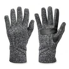 Isotoner Women's Spandex Cold Weather Stretch Gloves With Warm Fleece Lining{Inchsize_nameinch:InchOneSizeinch,Inchcolor_nameinch:InchBlackHeatherinch} - BlackHeather - Xem 6