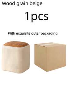 Multi-Functional Desktop Plastic Storage Bucket, Fashionable Mini Trash Can, Mini Trash Can With Lid - Detachable Small Trash Can, Small Plastic Trash Can, Pop-Up Countertop Garbage Basket, Suitable For Bathroom, Office, Kitchen, Bedroom, Desk, Coffee Table, Office, Car. Multiple Colors Available