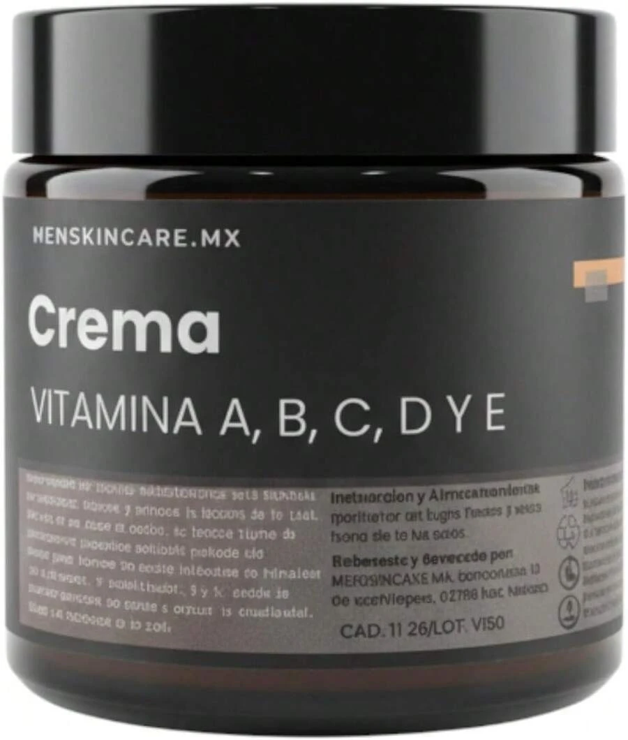 ¡Recomendado100gr Crema vitaminas para Hombres; Antioxidante, Antiedad,Reparador.¡Top de Temporada - 1 - Ver 1