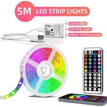 16ft-100ft Led Lights For Bedroom, Music Sync Color Changing Strip Lights With 44Key Remote And App Control,With Timing Function, Led Strip Lights Suitable For Room Home Decor, Wedding, Party, Holiday Atmosphere Decoration,Holiday Gifts - New Type Controller - View 12