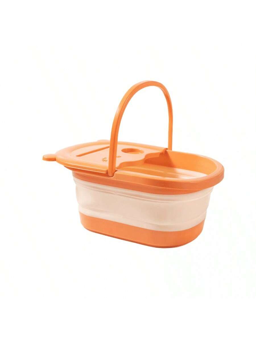 Cube plegable para baño de pies - Naranja