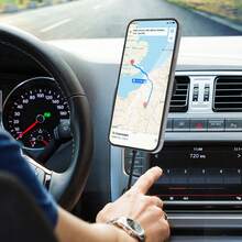 Magsafe Wireless Car Charger, Magnetic Car Phone Holder Mount, Compatible With IPhone 16/15/14/13/12 Series, Fast Charging, Car Accessories - White - View 6