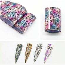 10 Sheets Nail Foil Flower Nail Stickers Floral Nails Design Starry Sky Foils Nail Art Nail Transfer Foil Nail Decals Nail Salon Decoration - 樣式 1 - 查看 4