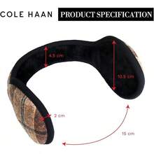 Cole Haan Men's Heritage Behind-The-Head Earmuff - Oxford Tan Multi - Xem 8