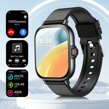 1.83" Multi-Function Smart Watch (Call/Dial), With SMS, Call Function, Built-In Sports Modes, Pedometer, Music Player, Suitable For Men & Women As Holiday Gift