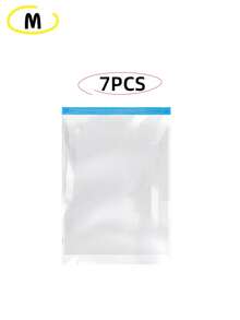 15/3/1pc Vacuum Compression Travel Bags, Roll Up Storage Bags Without Vacuum Pump, Space Saving Luggage Packing Cubes, Travel Essentials For Clothes, Underwear, Bedroom Organization