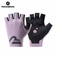 ROCKBROS 1pc Riding Half Finger Gloves Summer Mountain Road Bike Full Short Fingers - Nhiều màu - Xem 18