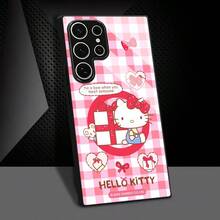 Miniso Hello Kitty With Her Iconic Red Bow, Holding A Gift Box, Accompanied By A Small Mouse Character,For Samsung Galaxy S25 Ultra/S25 Plus/S25/ Galaxy S24 Ultra/S24 Plus/S24/S24 FE/S23 Ultra/S23 FE/S23 Plus/S23/S22Ultra/S22 Plus/S22/S21Ultra/S21 Plus/S21/S20Ultra/S20 Plus/S20 FE/S20/S10 Plus/S10E/S10/A03S/A05S/A05/A06/A14/A15/A16/A23/A24/A25/A26/A32/A34/A35/A36/A51/A52/A53/A54/A55/A56/A71/Galaxy Note20Ultra/Galaxy Note20/Galaxy Note9,Galaxy S25 Ultra Case Plus Stocking Stuffers,The Girlfriend,The Chosen,Early Fall Fashion. - 透明的 - 查看 2