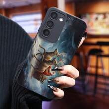 Funda adecuada para teléfonos de la serie  Galaxy S24 Ultra/S23+/S22/S21, a prueba de golpes, antideslizante, ligera, diseño moderno, marco de TPU de alta calidad con cojín de aire, funda suave de protección completa - Colores mixtos - Ver 5