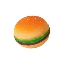 1pc Realistic Hamburger Squeeze Toy, Creative Stress Relief Slow Rebound Food Squishy Toy