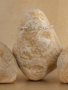 Opalesca 1 件金色/银色性感 Y 形链项链，闪亮吊坠配饰，适合日常佩戴、约会、派对、节日、V 领、周年纪念、生日礼物，波西米亚风优雅简约时尚可爱 - 銀色 - 查看 3