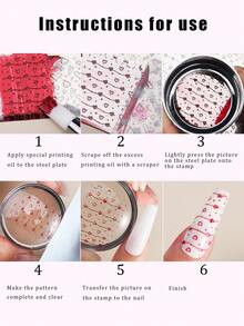Bộ 2 con dấu silicon làm móng tay kiểu Pháp, đầu kép, có thể tháo rời, kèm dụng cụ cạo thạch trong suốt, keo dán siêu chắc, độ nét cực cao, đầu silicon trong suốt, có thể nhìn thấy, dụng cụ làm móng tại nhà, dụng cụ làm móng tại tiệm - Nhiều màu - Xem 3