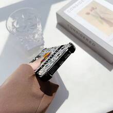 Funda de Teléfono B-BarcelonaS Nueva y Moderna para iPhone 17, 16e, 16, 15, 14, 13, 12, 11 Mini Pro Max Air X RX SMAX 8 98 Plus, Transparente Anticaídas con Cubierta Trasera Suave - Negro - Ver 3