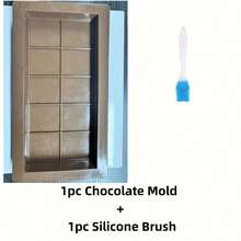 Molde de silicona para barras de chocolate de 10 cavidades extra grandes, antiadherente, fácil de limpiar y desmoldar para dulces rellenos, hornear y herramienta esencial para decorar pasteles - Multicolor - Ver 17