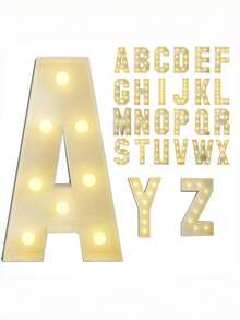 28.7 英寸（73 厘米）/ 35.83 英寸（91 厘米）发光数字灯牌，白色灯光，KT 灯板，数字 0-9，字母 A-Z，插电式，派对装饰，生日，周年纪念（28.7 英寸/73 厘米 - 8 个灯泡）（35.83 英寸/91 厘米 - 10 个灯泡），圣诞节装饰，节日配件，婚礼生日派对用品，房间装饰 - 白色 - 查看 7