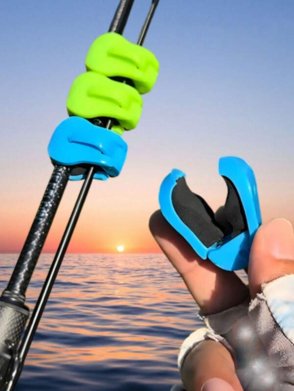 2pcs Multi-Functional Fishing Rod Holder - Portable, Highly Flexible, And Durable, Suitable For Beach Use Or Wall Mounting, With Shock-Absorbing Design And Ground-Mounting. Fishing Rod Holder Storage, Fishing Rod Holder, Self-Setting Fishing Rod Holder, Fishing Accessories And Equipment, Boat Rod Holder, Two Pieces Fishing Rod Clip Set, Fishing Rod Pad, Boat Rod Holder, Horizontal Fishing Rod Holder, Fishing Rod Clamp.