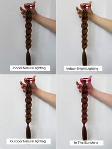 KIDS 1pc Ponytail Extension Hairpiece Ponytail Hair Extensions Bubble Pony Tail Synthetic For Girl Daily - Multicolor - View 6