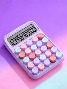 1个渐变多巴胺计算器机械键盘，高端配色，时尚外观，适合学生和上班族，女神返校季必备