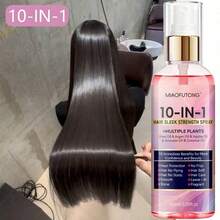 Xịt dưỡng tóc 10 trong 1 làm mượt tức thì - Dầu xả không xả, làm mượt và dưỡng ẩm nhanh chóng, thích hợp cho tóc khô, hư tổn, xơ rối, xoăn, thẳng, gợn sóng, bồng bềnh - Dưỡng ẩm 72 giờ, bảo vệ tóc khỏi hư tổn do nhiệt, chống gãy và chẻ ngọn - thích hợp cho mọi loại tóc (thẳng, bồng bềnh, nhuộm) - dành cho nam và nữ - Hồng - Xem 4